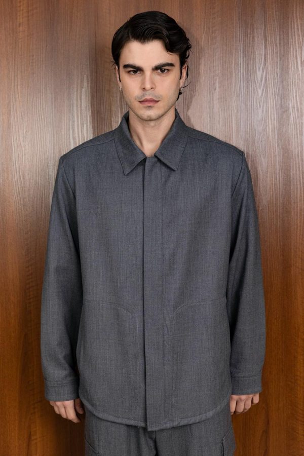 Grey Utility shirt
